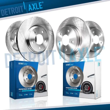 Front & Rear Disc Brake Rotors for 1991–94 Sedans